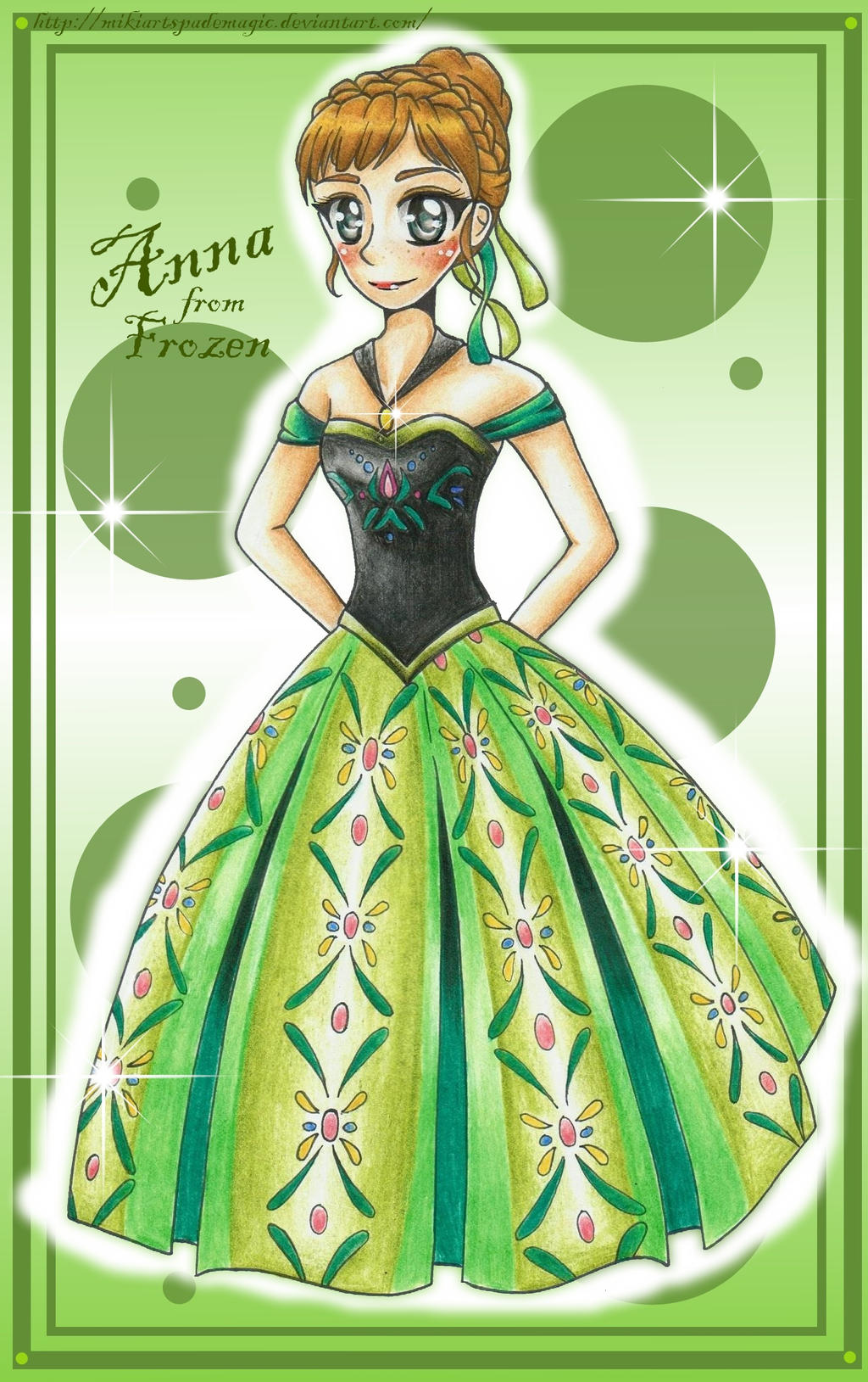 Frozen: Anna Coronation Dress by MikiArtSpadeMagic on DeviantArt Frozen: Anna Coronation Dress by MikiArtSpadeMagic on DeviantArt