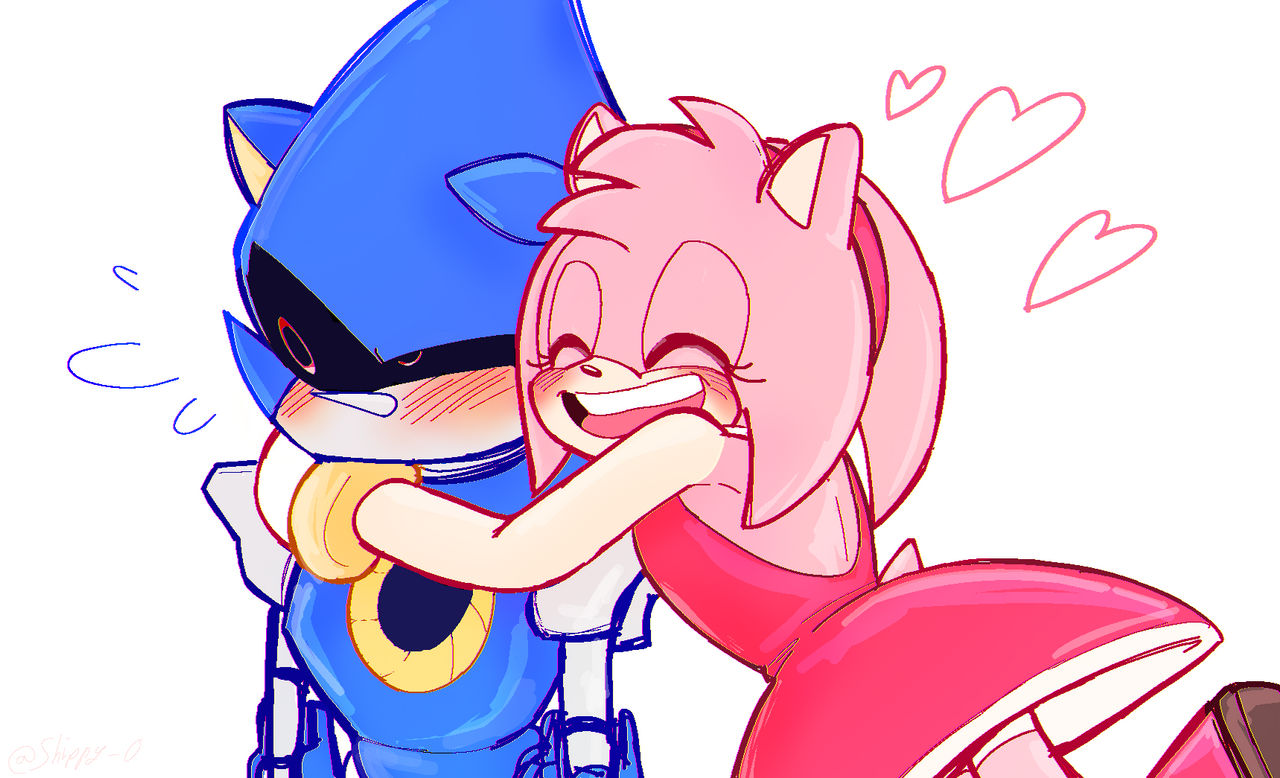 Metal Sonic And Amy By Ships Queen On DeviantArt metal-sonic-and-amy-by-ships-queen-on-deviantart