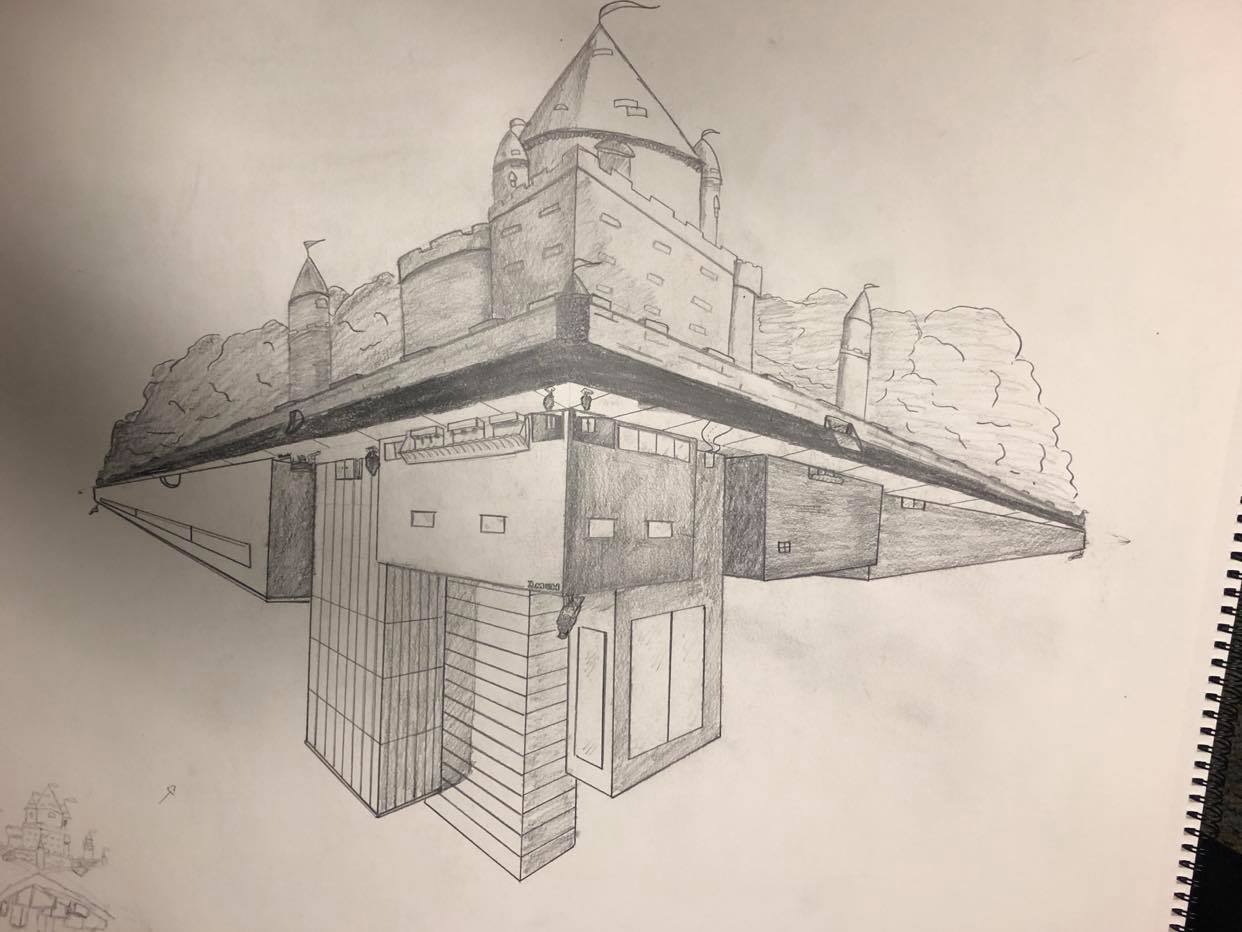 Two worlds Pencil Sketch by suzeain on DeviantArt