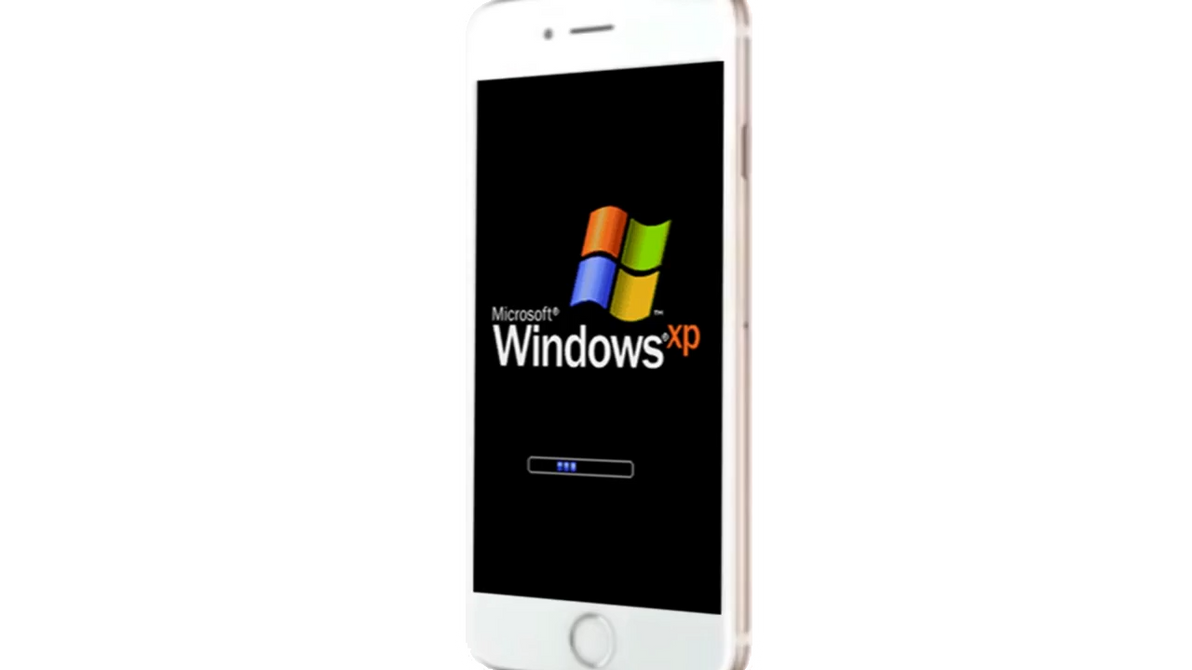 IPhone XP Transparent Phone (Windows xp on IPhone) by ...