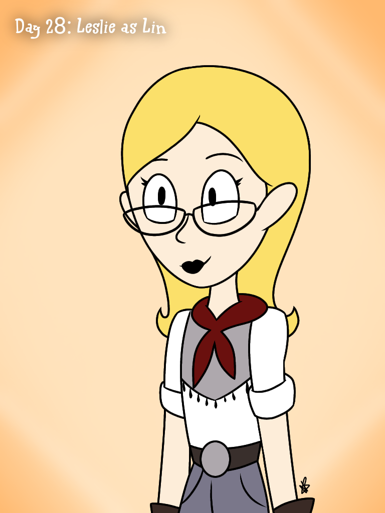 Deviantart Lin Costober (2022) Day 28: Leslie as Lin by MechaSolarflare on DeviantArt