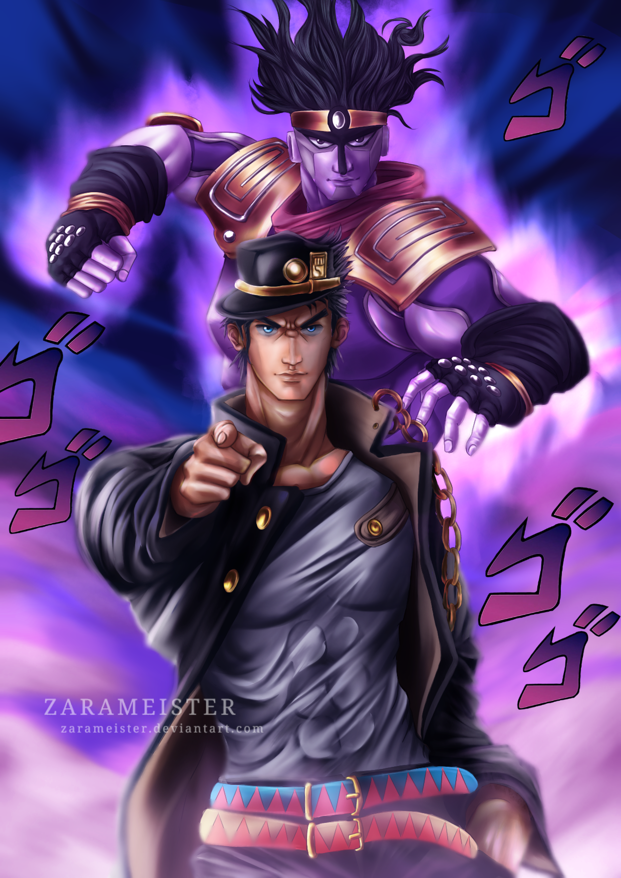 Jotaro Kujo Fanart by maiseinaa on DeviantArt