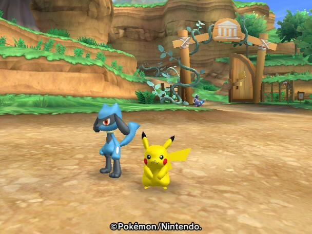 Pikachu with Riolu by imthecutest1238 on DeviantArt