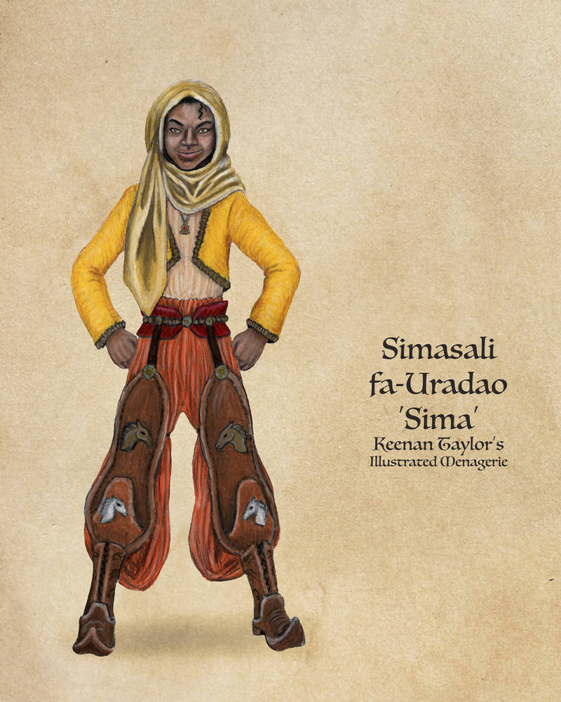 My First Sima Sima by IllustratedMenagerie on DeviantArt