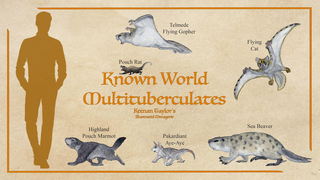 Multituberculates of the Known World by IllustratedMenagerie on DeviantArt