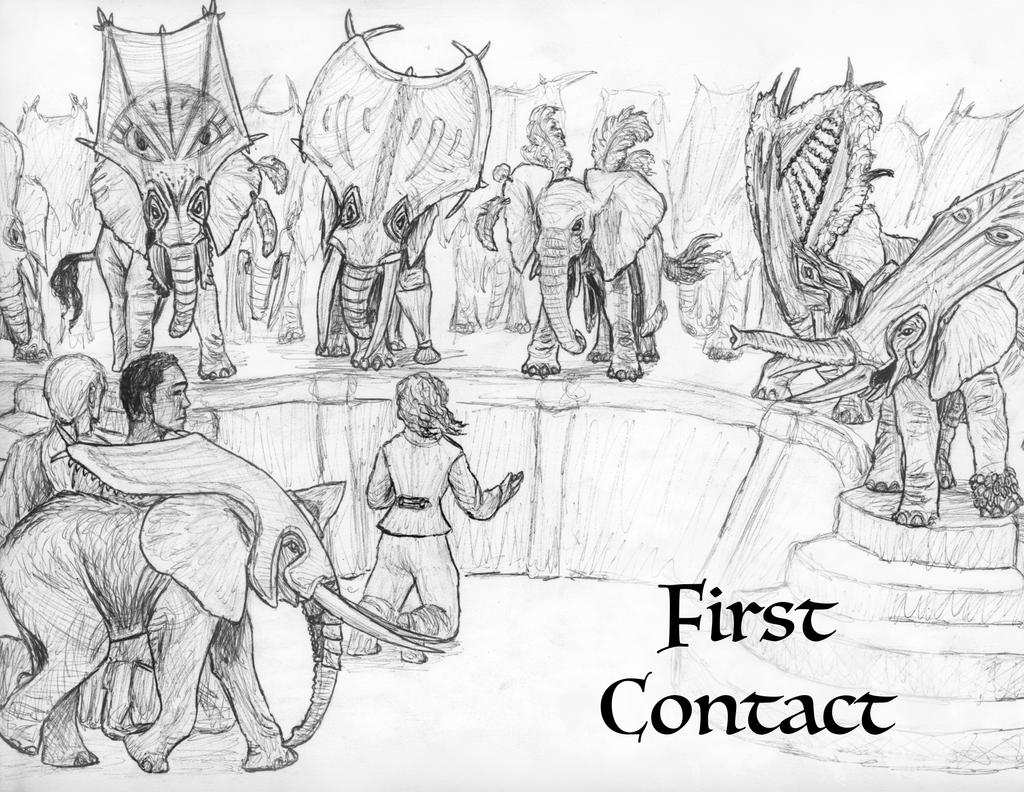 First Contact by IllustratedMenagerie on DeviantArt