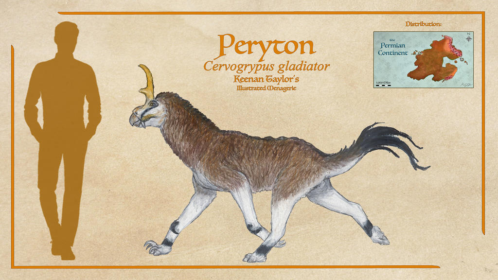 Peryton By IllustratedMenagerie On DeviantArt