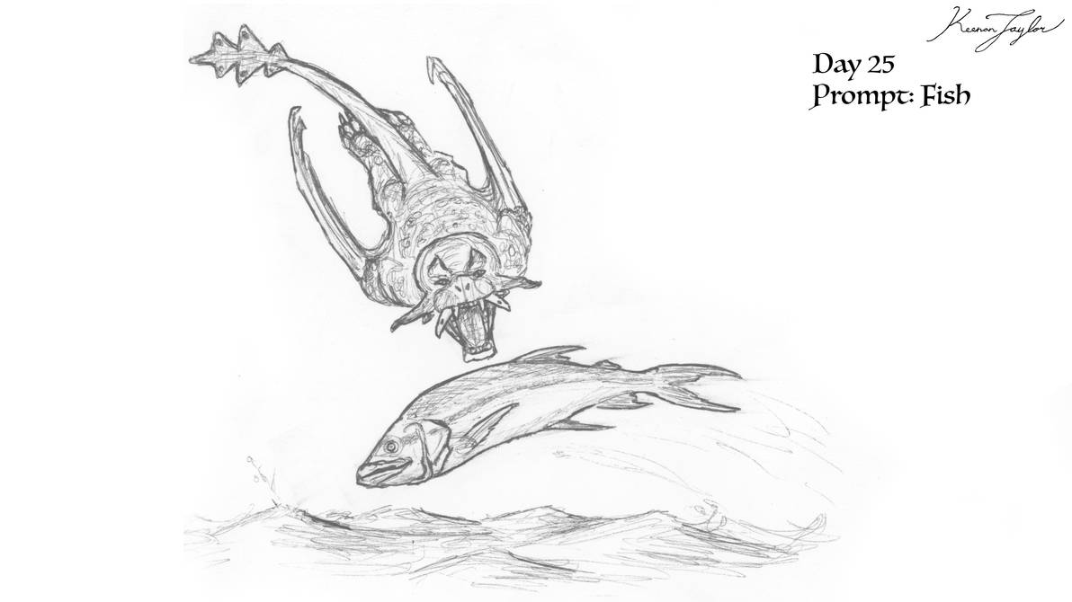 Anoymouse Fish Day 25 Fish by IllustratedMenagerie on DeviantArt