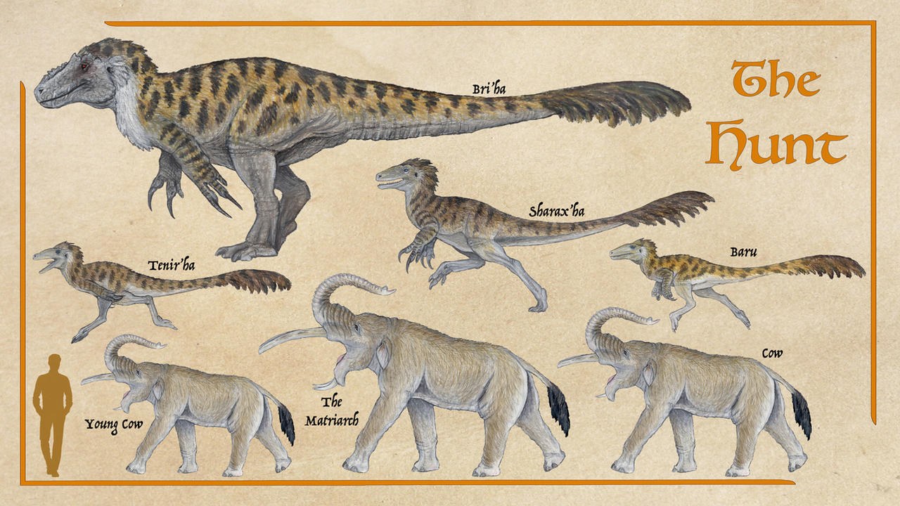 The Oliphaunt Hunt by IllustratedMenagerie on DeviantArt