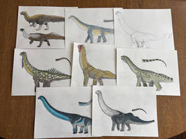 Titanosaur and Parasauropod Art Budget