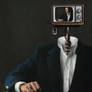 Man with a TV head