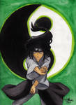 Neji watercolor commission finished-scanned by ShelandryStudio