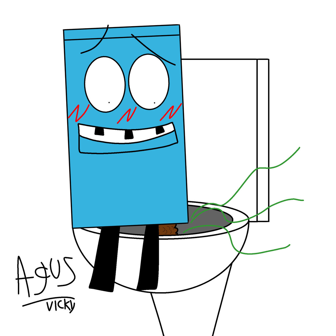 Pino From Taratabong Pooping On Toliet by AgusIsCoolNela on DeviantArt