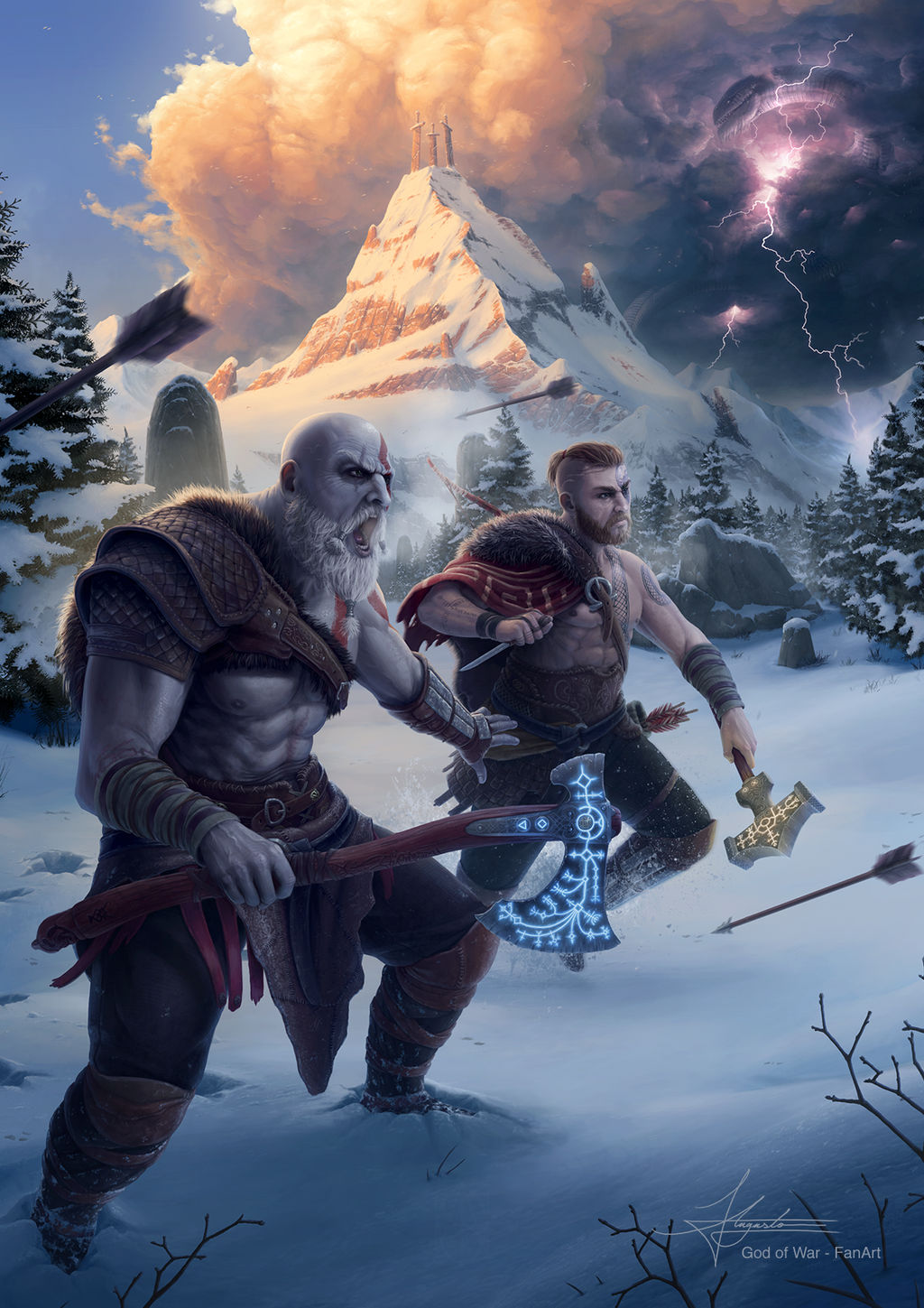 Fan art by me : r/GodofWar