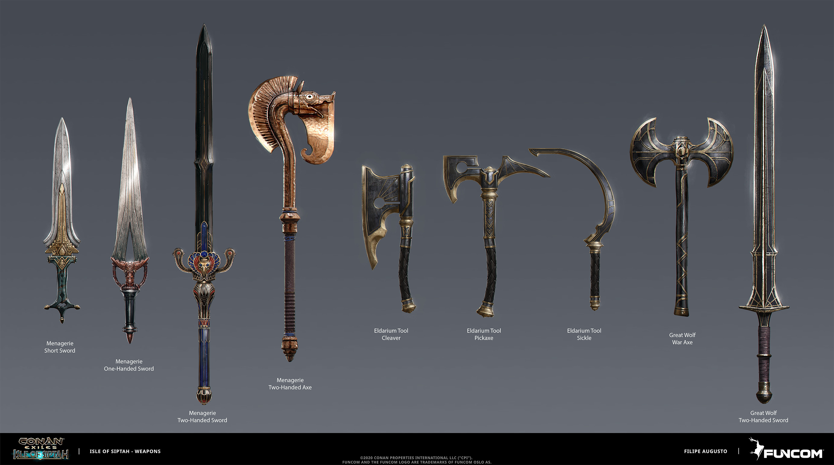 Conan Exiles Siptah меч с крючком