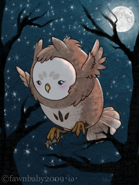 fluff owl, talons of death by mybirdy