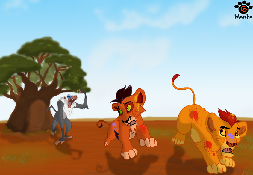 Run from the baboon D: