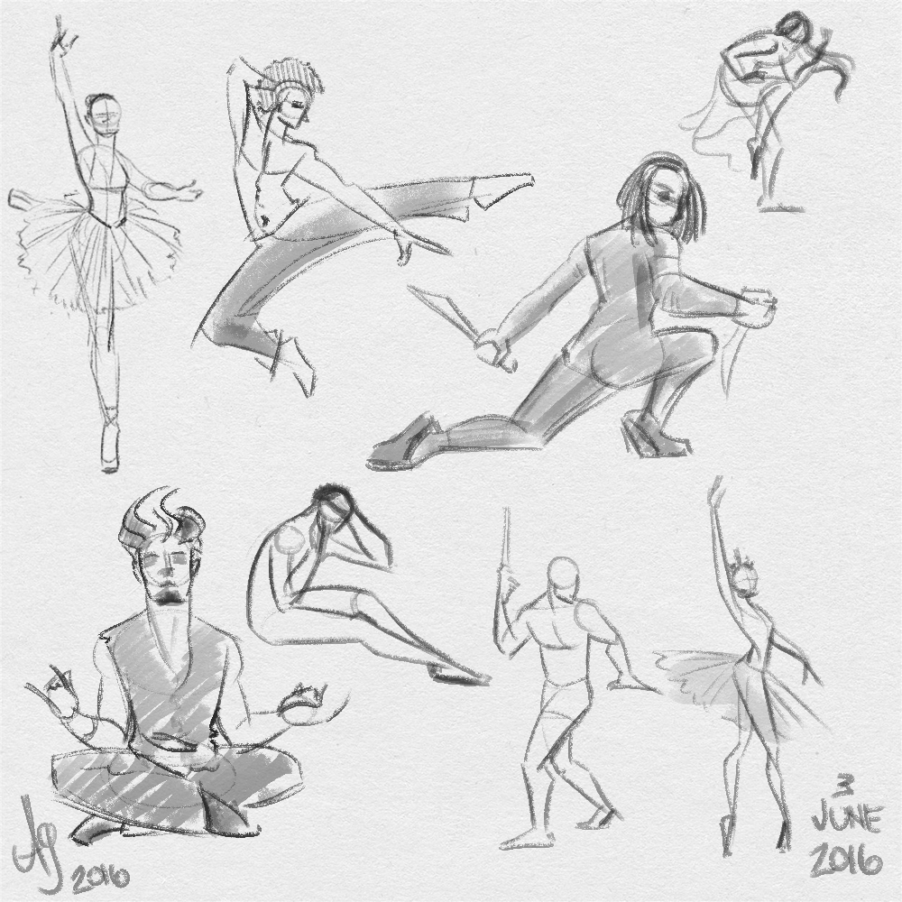 Fresh figure drawings 3 June 2016