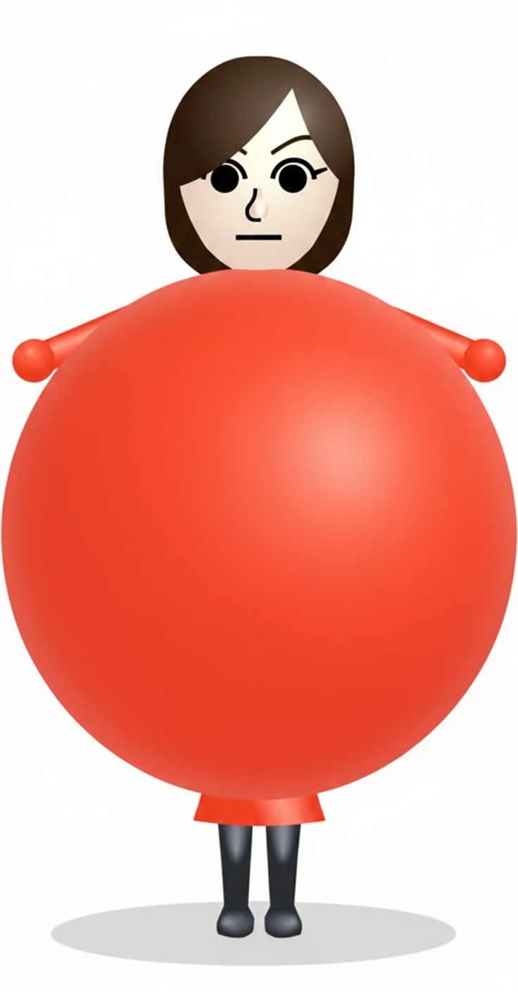 Mii Inflatable Female Mii inflated by MBTTGFan on DeviantArt