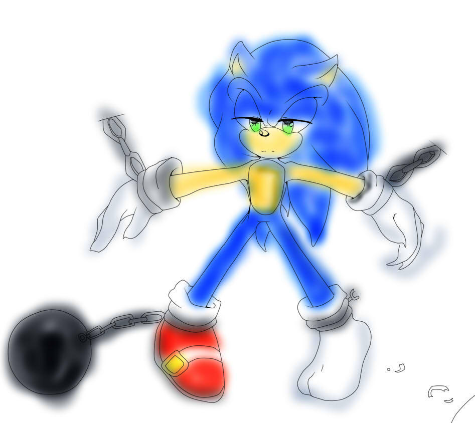 Chained Sonic by SpeedingSonic on DeviantArt
