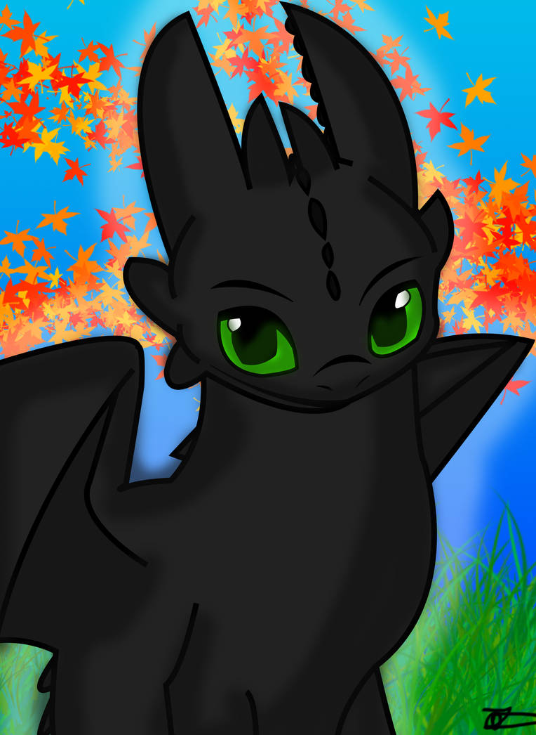 Toothless Vector (Wallpaper Version) by Zsofipony on DeviantArt
