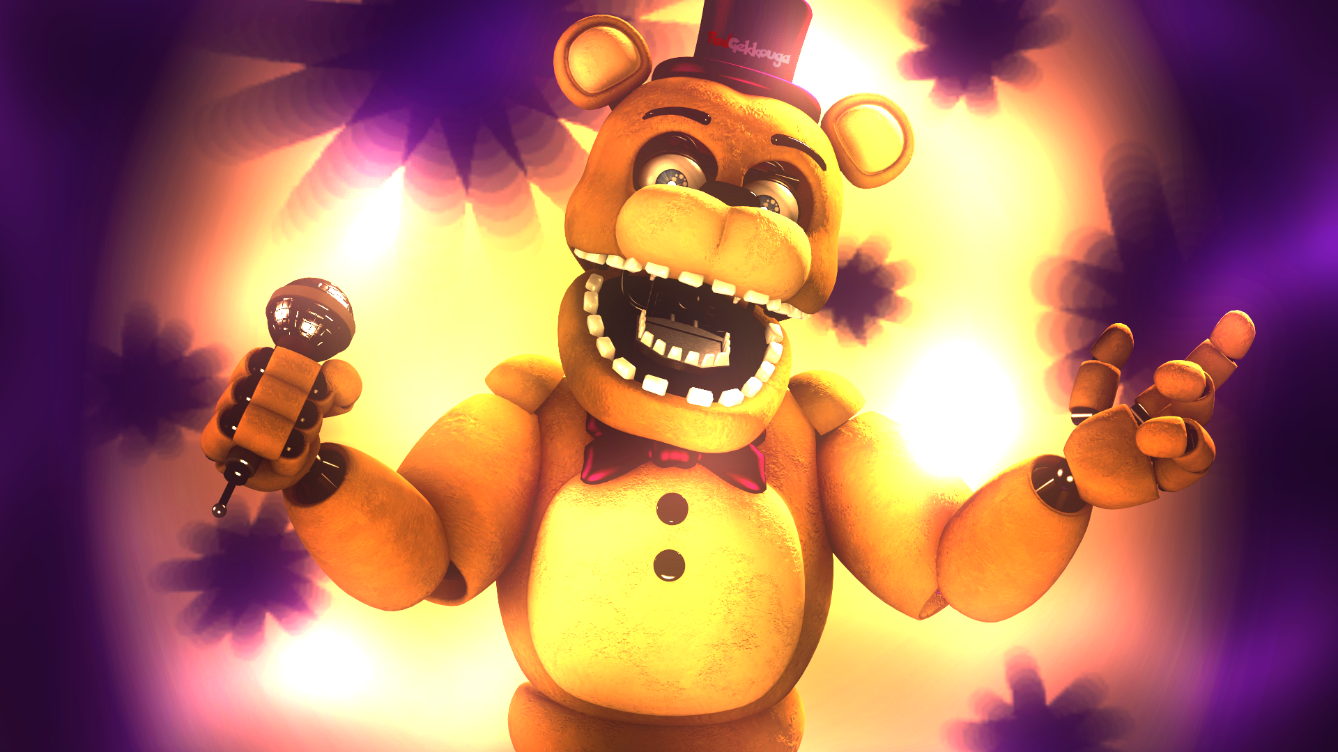 Fixed W.Golden Freddy/Fredbear v.2 by SrFuntimeTico on DeviantArt