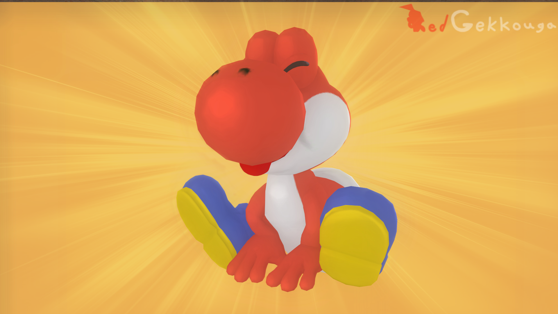 Red Yoshi by RedGekkouga on DeviantArt