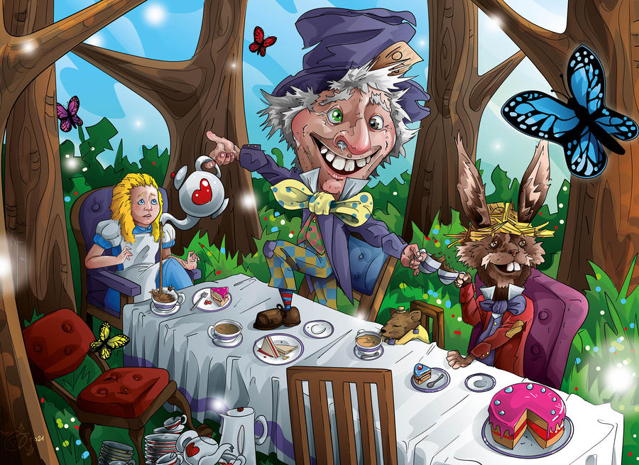 Alice In Wonderland Tea Party by stuntedsanity on DeviantArt