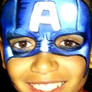 Face Paintng Paradise Captain America