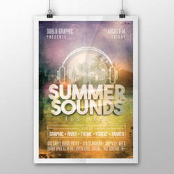 Summer Sounds Festival Flyer