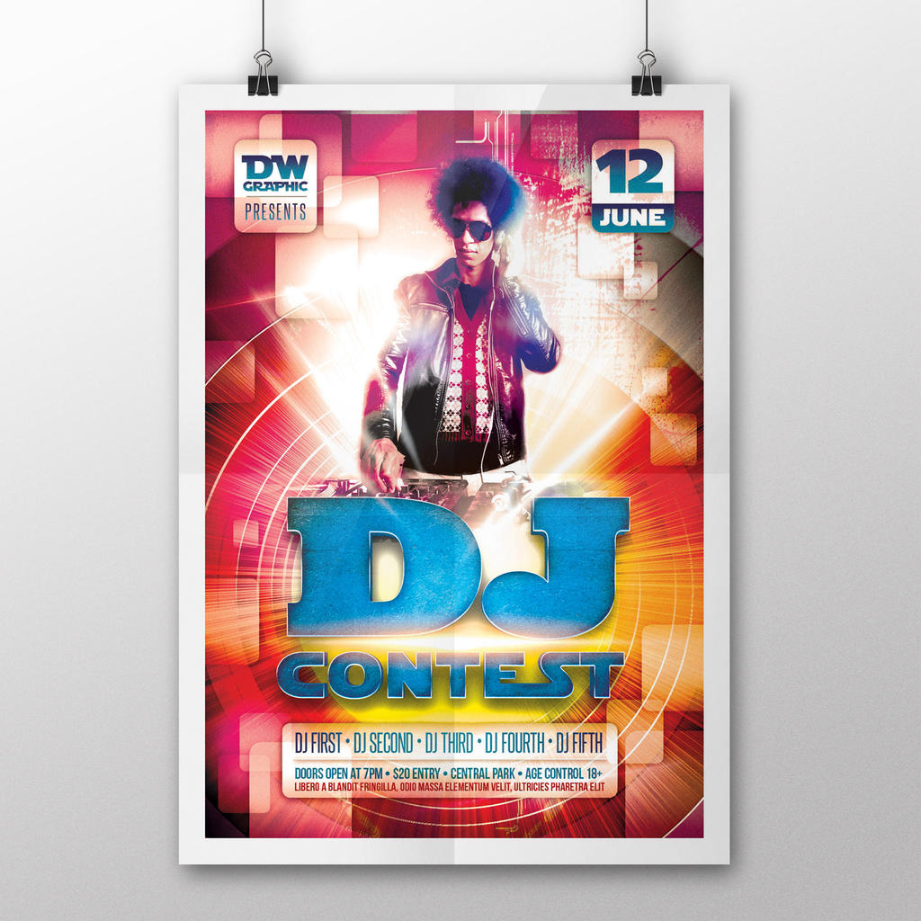 DJ Contest Flyer / FREE DOWNLOAD