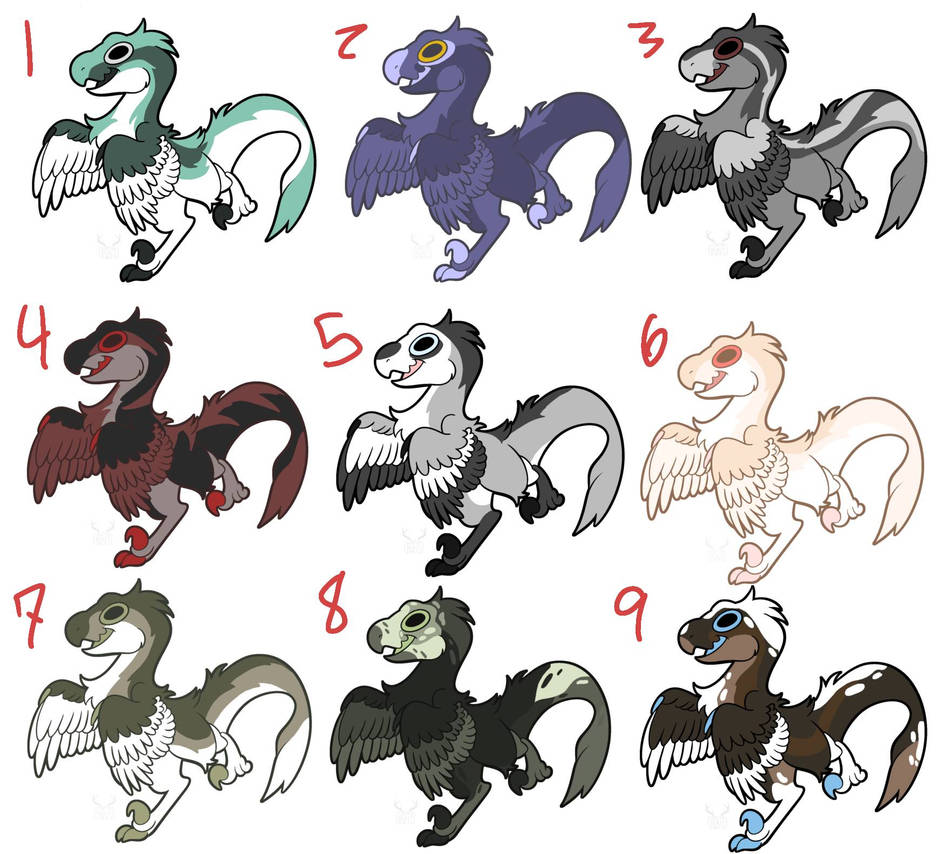 Kids Raptor Names free raptor adopts by 802jester208 on DeviantArt