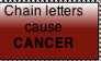Chain letters stamp