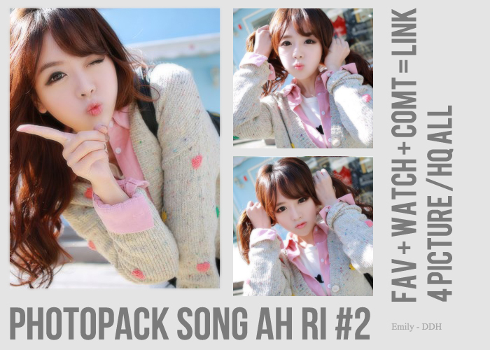 Photopack Song Ah Ri #2 by Bear-Emily