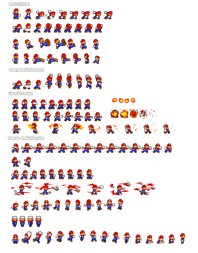 Mario Sprite Sheet by boiwswww on DeviantArt