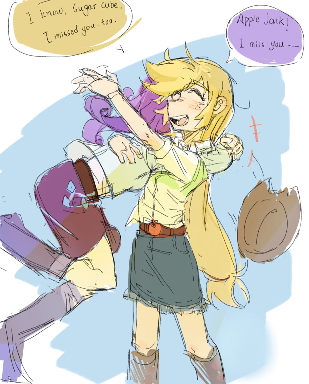 I Hate Rarijack RariJack_hug by gamagama6 on DeviantArt