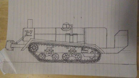 T-7a  Steam Tractor Concept sketch (WIP)