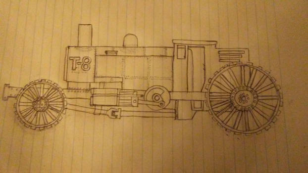 T-8 Steam Tractor concept