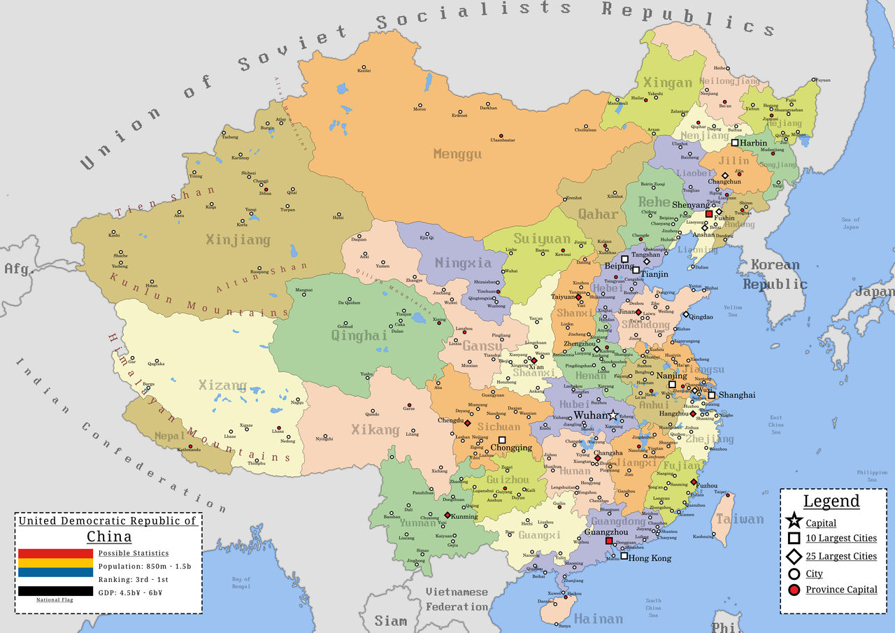 Deviantart China Map An Outdated Prediction of China in 2000 by QwertyMapmaking on DeviantArt