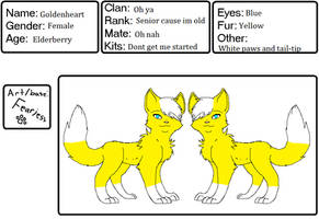 Ref Sheet for Goldenheart