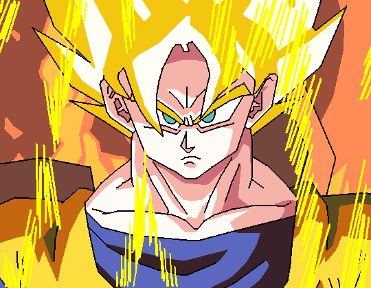 DBZ Goku SSJ in Fire by Soyuchiro on DeviantArt DBZ Goku SSJ in Fire by Soyuchiro on DeviantArt