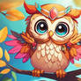 Cute Chibi Owl Spirit