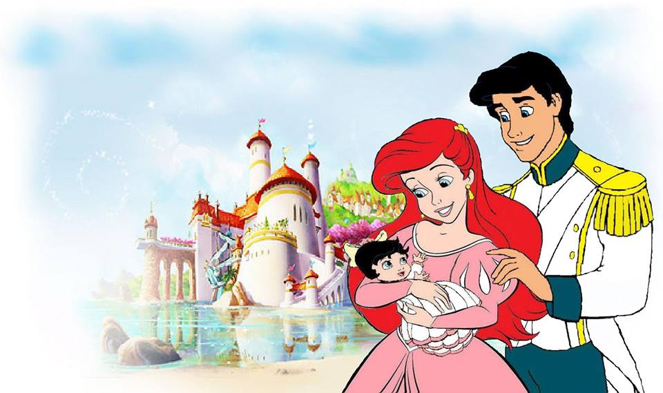 Eric and Ariel adoring thier baby Melody