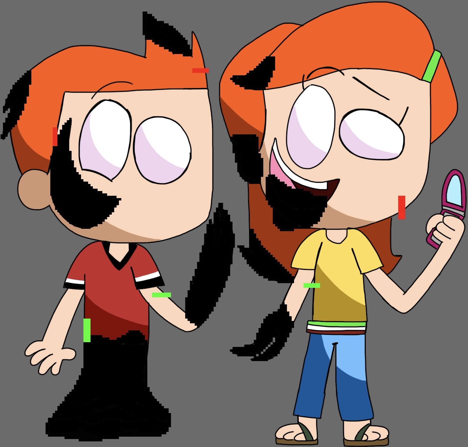 Riley and Todd(The Replacements x Pibby) by angelgamer456 on DeviantArt