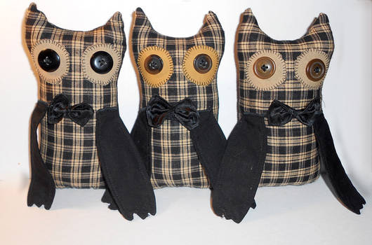 Three Dapper Owls