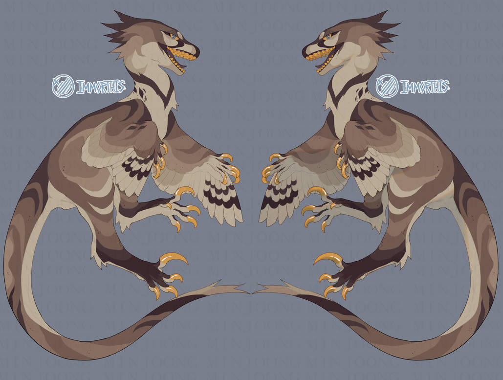 Two Raptors Cute RAPTOR ADOPTABLE by MiiinjOwOoong on DeviantArt