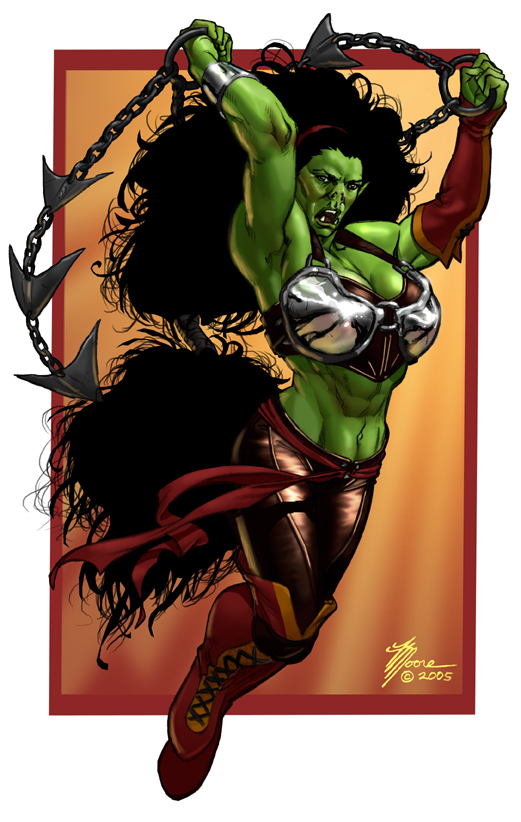 Female Orc Color