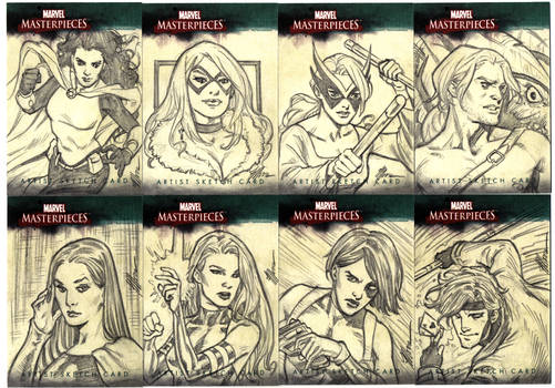 Marvel Sketch Cards Group 3