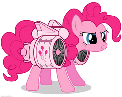 Jetpack Pinkie Pie - PNG