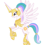 Celestia in armor 2 - PNG